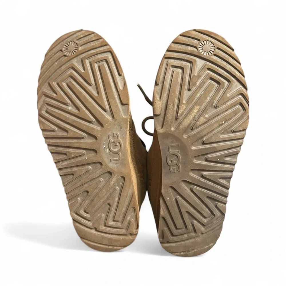UGG Kids Brown Lace-Up Boots
